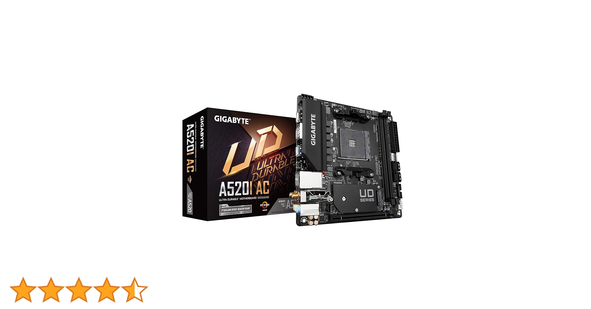Amazon | GIGABYTE A520I AC マザーボード MiniITX [AMD A520チップ